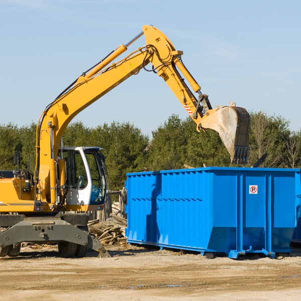 can i choose the location where the residential dumpster will be placed in Washington County